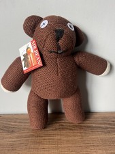 OFFICIAL MR BEAN BEAR PLUSH SOFT TOY TAG VINTAGE 1998 10”