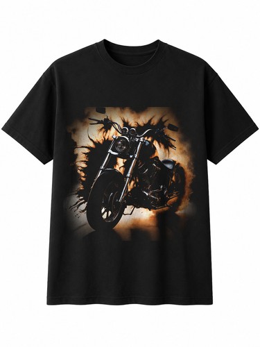 Chopper motorcycle ink - chopper, splash