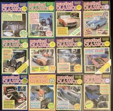 Practical Classics Magazines 1980’s Volume 2 Numbers 1 to 12 Good Condition