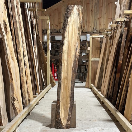 Cherry plank board waney live - plank,