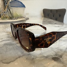 sunglasses tortoise Unisex Sunglass Prada PR17WS 49-20-145 Must have