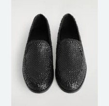 COS HAND-WOVEN LEATHER LOAFERS
