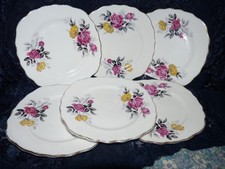 SET OF 6 VINTAGE ROYAL VALE
