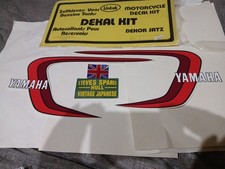 motorcycle decals YAMAHA RD125DX RD200DX 1980 ,TANK STICKERS Pair.