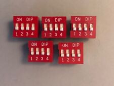 5pcs 4P 4-Way Dip Switch
