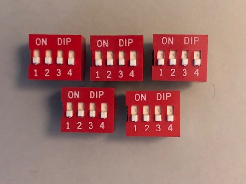 5pcs way dip switch - 4-way,