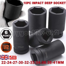 10PC 1/2" DRIVE DEEP IMPACT