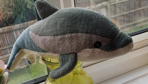Lovely grey dolphin - lovely, soft
