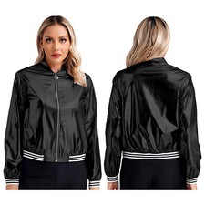 Womens Jacket Metallic Coat