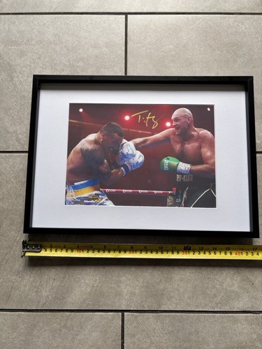 Tyson fury signed photo - fury, with