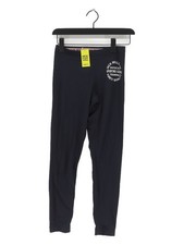 Jack Wills Women's Sports Bottoms UK 8 Blue 100% Polyamide Leggings
