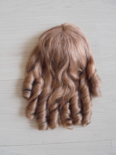 Large antique doll wig - large,