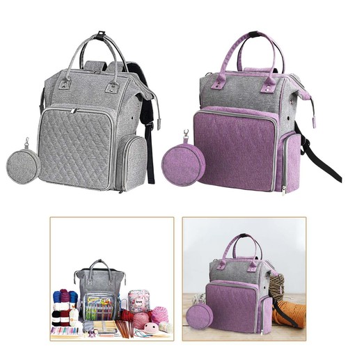 Knitting bag backpack - knitting,
