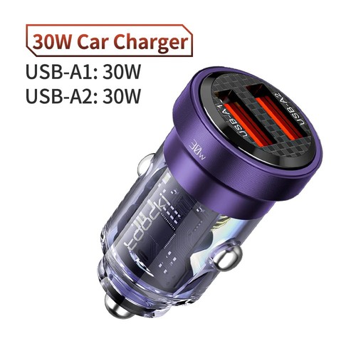 Fast car charger cigarette
