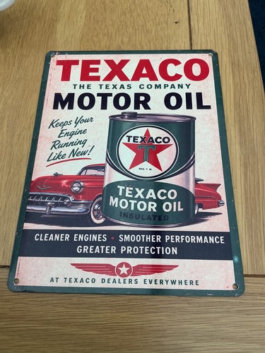 Texaco motor oil metal - oil,