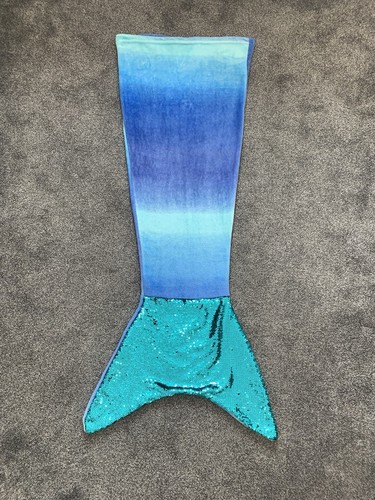 Kids blue mermaid blanket - mermaid,