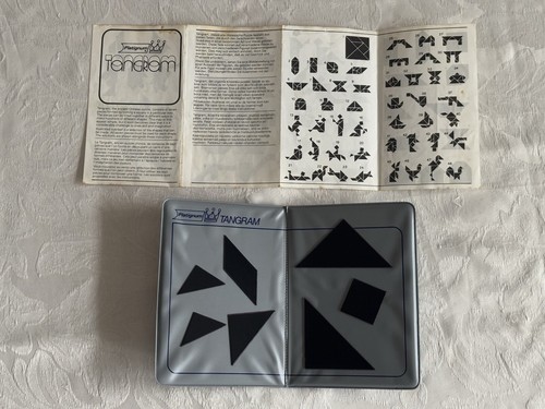 Vintage tangram game magnetic - tangram,