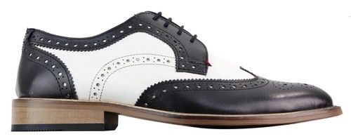 Mens black white gatsby oxford - mens,