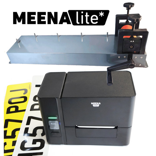 Meena lite number plate - number,