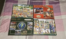 Jigsaw Puzzle Bundle Of 5 x 1000 Pieces All Complete Falcon