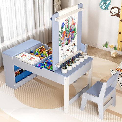 Kids art table chair - art,