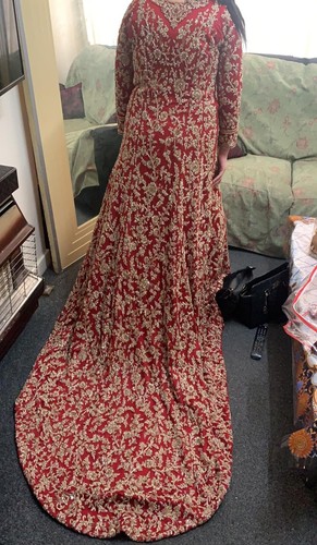 Red and gold wedding - and, dress