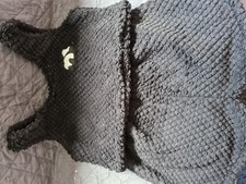 Ladies Panda Fleece Cropped