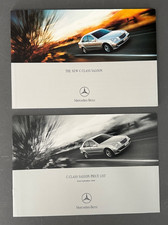Mercedes Benz C Class Saloon 2000 Sales Brochure Price List