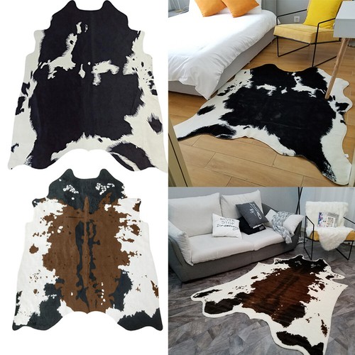Large faux cow hide - hide, rug