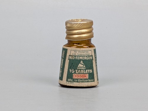 Vintage poison vial sandoz - vintage,