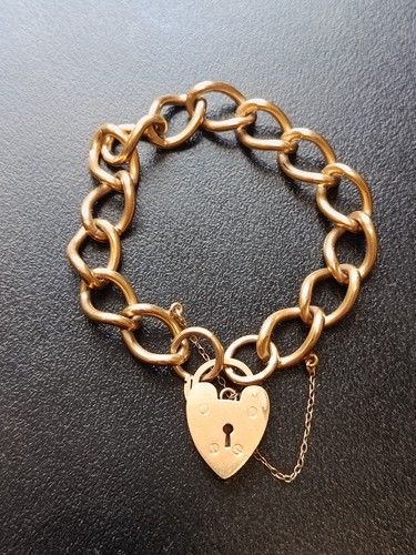 Vintage 9ct gold metal core - vintage,