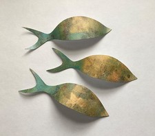 3D Fish Metal Effect Wall Art