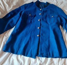Blue Military Style Jacket -