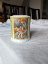 Vintage Royal Worcester Ceramic Flower Fairies Moneybox Great Condition
