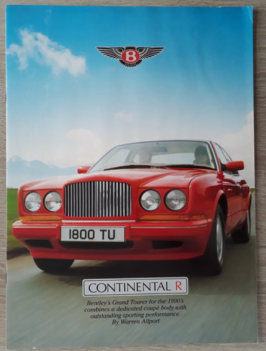 Bentley continental brochure - bentley, r