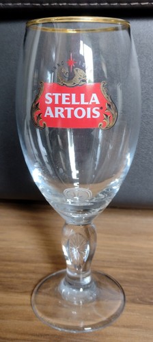 Stella artois pint beer glass - beer,