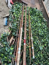 joblot x3 vintage cane fishing