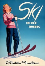 Ski To Old Quebec Canada