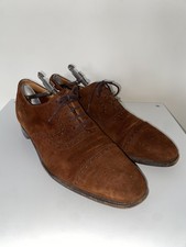 Cheaney conker brown suede - brown,