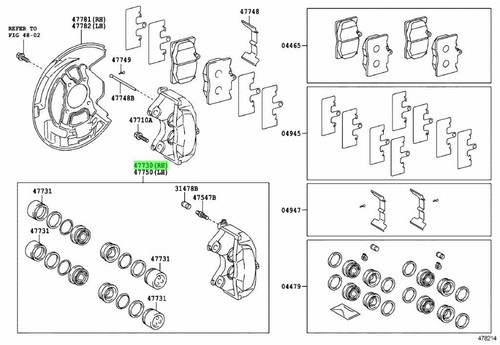 Genuine lexus front disc - genuine,