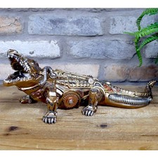 Steampunk Crocodile Ornament