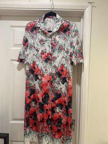 Floral poppy print - floral, dress