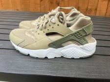 Nike Huarache Trainers Older Kids/ Adults UK 5.5 Eur 38.5 US 6Y Khaki Green