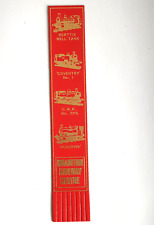 Buckinghamshire Quainton Railway Centre Railway Leather bookmark GWR Locomotive