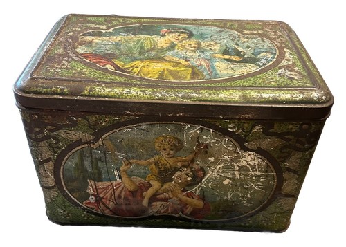 Vintage late victorian tin for - victorian,