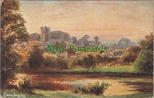 Isle of Wight Postcard - Artist View of Carisbrooke Village  DC483