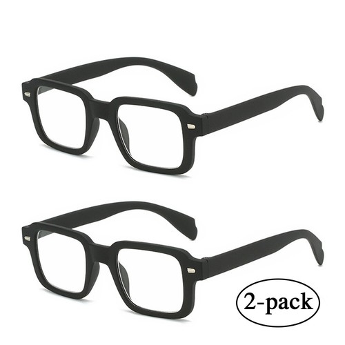 Pack square reading glasses - 2,