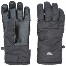 Trespass Kulfon Mens Womens Black Ski Snowboarding Gloves Waterproof Winter