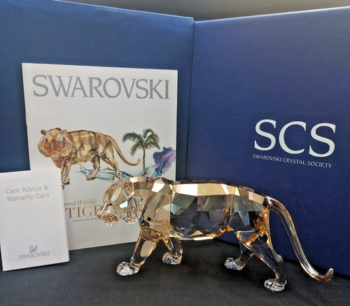 Swarovski tiger golden - swarovski,