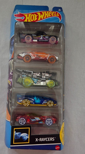 Hot wheels raycers car set - x-raycers, 5
